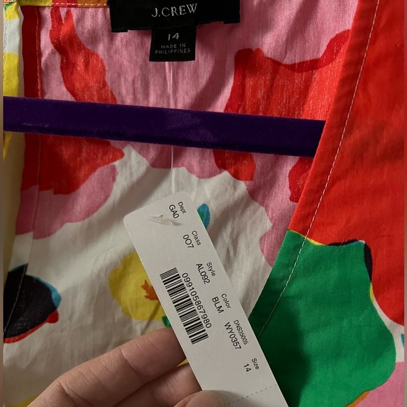 J. Crew scoop neck floral top - Picture 2 of 5